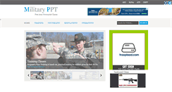 Desktop Screenshot of militaryppt.com