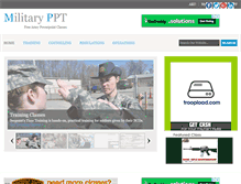 Tablet Screenshot of militaryppt.com